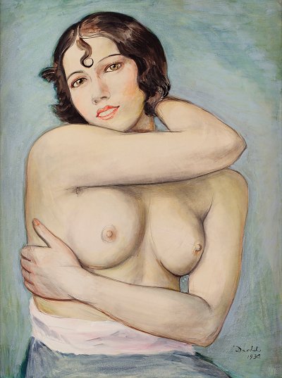 Marthe von Nils von Dardel als Kunstdruck auf Leinwand