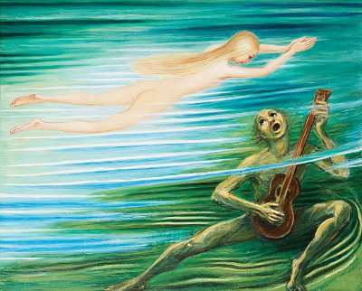Naecken von Nils von Dardel als Kunstdruck auf Leinwand