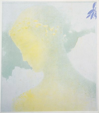 Beatrice von Odilon Redon als Kunstdruck auf Leinwand
