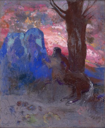 Centaur von Odilon Redon als Kunstdruck auf Leinwand