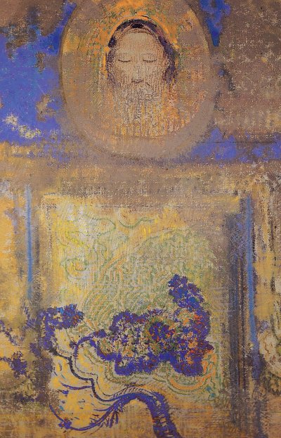 Evocation von Odilon Redon als Kunstdruck auf Leinwand