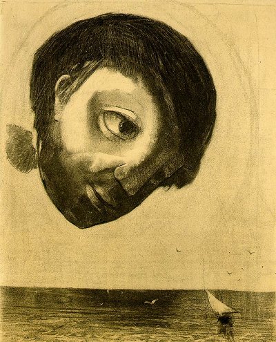 Guardian spirit of the waters von Odilon Redon als Kunstdruck auf Leinwand