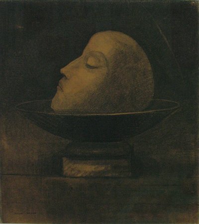 Maertyrer von Odilon Redon als Kunstdruck auf Leinwand