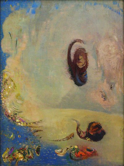 Oannes von Odilon Redon als Kunstdruck auf Leinwand