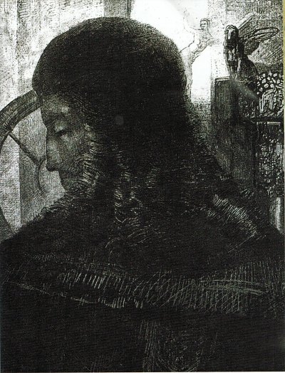 Old Knight von Odilon Redon als Kunstdruck auf Leinwand