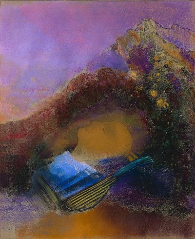 Orpheus von Odilon Redon als Kunstdruck auf Leinwand