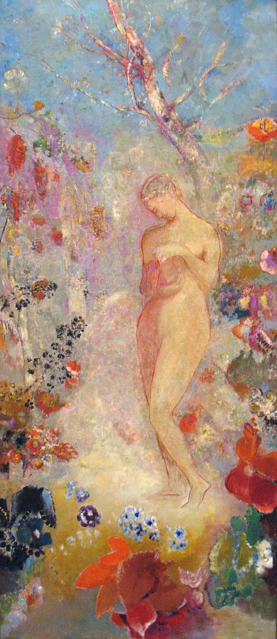 Pandora von Odilon Redon als Kunstdruck auf Leinwand