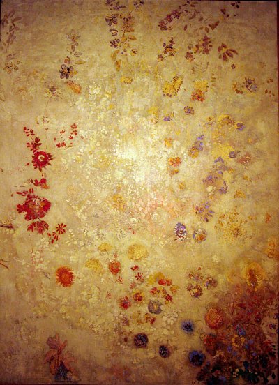 Panneau Decoratif von Odilon Redon als Kunstdruck auf Leinwand