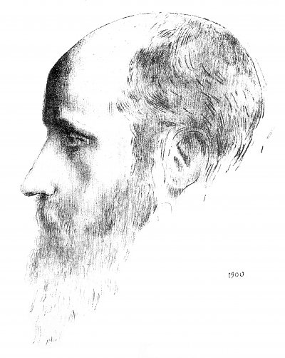 Portrait of Vuillard von Odilon Redon als Kunstdruck auf Leinwand