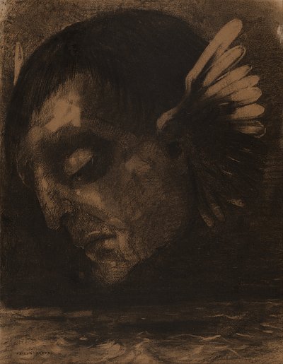 Tears Les Pleurs von Odilon Redon als Kunstdruck auf Leinwand