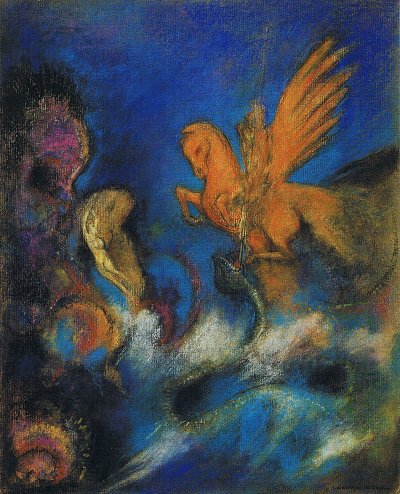 The Lighter Dreams von Odilon Redon als Kunstdruck auf Leinwand
