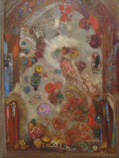 The Window von Odilon Redon als Kunstdruck auf Leinwand