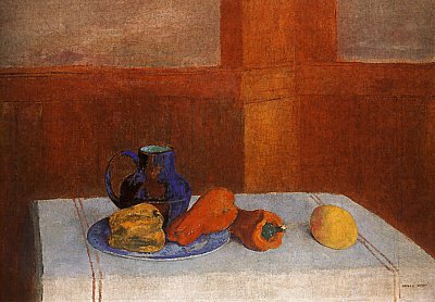 nature morte von Odilon Redon als Kunstdruck auf Leinwand