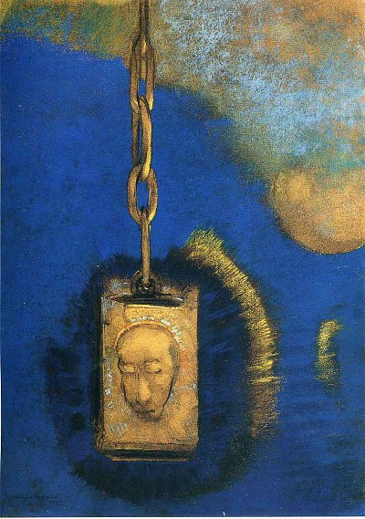 the beacon 1883 von Odilon Redon als Kunstdruck auf Leinwand