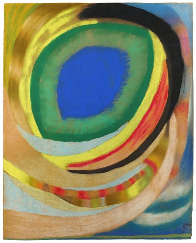 Kosmisches Auge von Otto-Freundlich als Kunstdruck auf Leinwand
