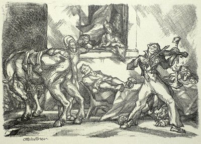 Shakespeare Visionen von Otto Hettner als Kunstdruck auf Leinwand
