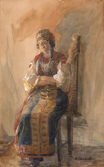 Idylle im Palour von Otto Piltz als Kunstdruck auf Leinwand