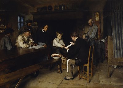 An Accident von Pascal Adolphe Dagnan Bouveret als Kunstdruck auf Leinwand