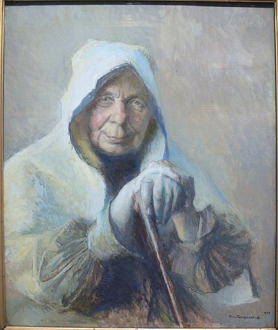 La Vieille Julie de Quincey von Pascal Adolphe Dagnan Bouveret als Kunstdruck auf Leinwand