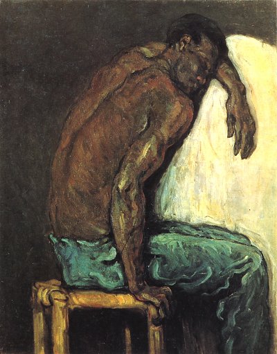 Der Afrikaner Scipio von Paul Cezanne als Kunstdruck auf Leinwand