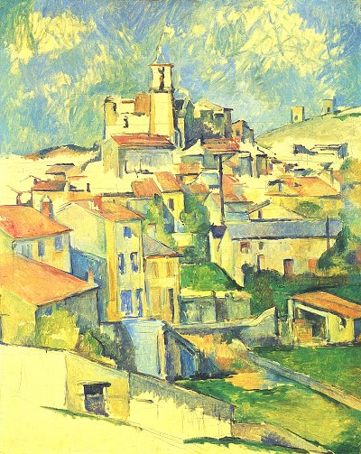 Gardanne von Paul Cezanne als Kunstdruck auf Leinwand