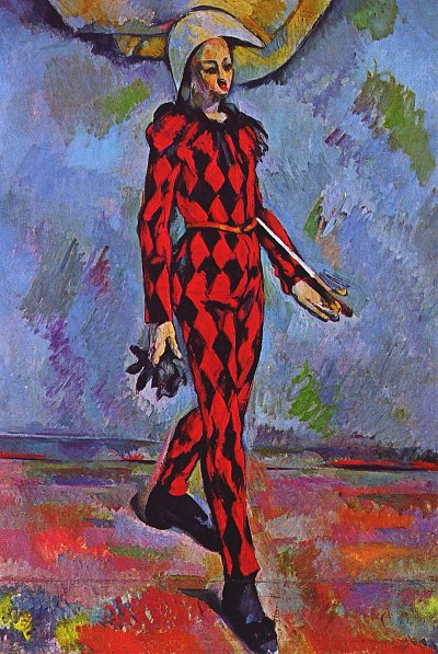 Harlekin 2 von Paul Cezanne als Kunstdruck auf Leinwand