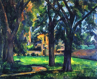 Jas de Bouffan 2 von Paul Cezanne als Kunstdruck auf Leinwand