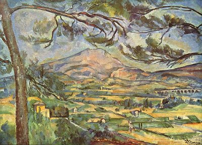 Mont Sainte Victoire 2 von Paul Cezanne als Kunstdruck auf Leinwand