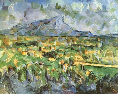 Mont Sainte Victoire 4 von Paul Cezanne als Kunstdruck auf Leinwand