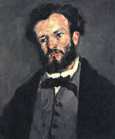 Portrait des Antony Valabregue von Paul Cezanne als Kunstdruck auf Leinwand
