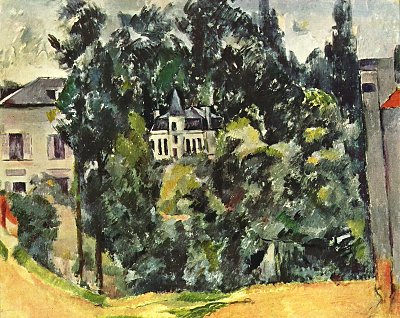 Schloss von Marines von Paul Cezanne als Kunstdruck auf Leinwand