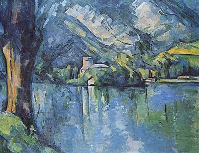 See von Annecy 1 von Paul Cezanne als Kunstdruck auf Leinwand