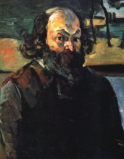SelbstPortrait 5 von Paul Cezanne als Kunstdruck auf Leinwand