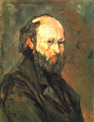SelbstPortrait 6 von Paul Cezanne als Kunstdruck auf Leinwand