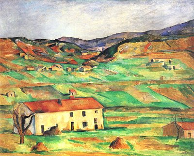 Umgebung von Gardanne von Paul Cezanne als Kunstdruck auf Leinwand
