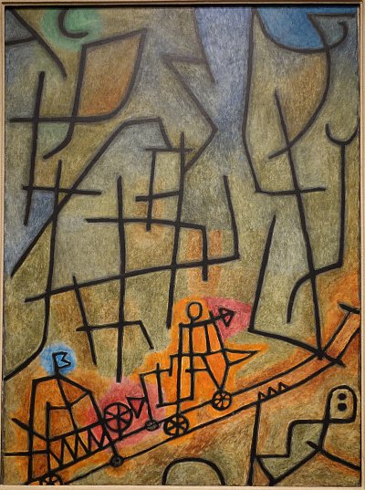 Conquest of the Mountain von Paul Klee als Kunstdruck auf Leinwand