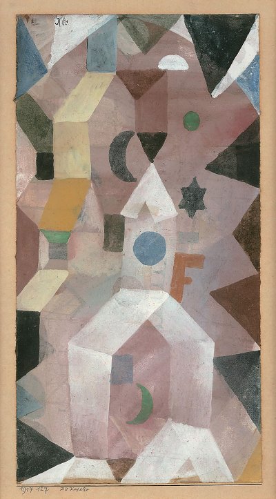 Die Kapelle von Paul Klee als Kunstdruck auf Leinwand