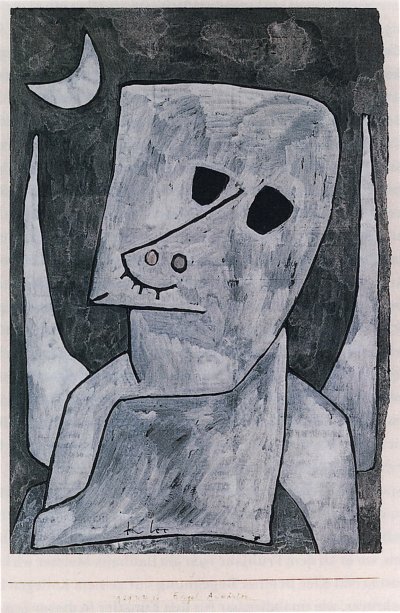 Engel Anwaerter von Paul Klee als Kunstdruck auf Leinwand