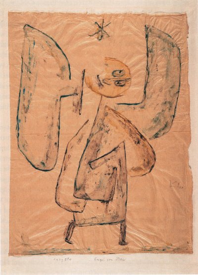Engel vom Stern von Paul Klee als Kunstdruck auf Leinwand