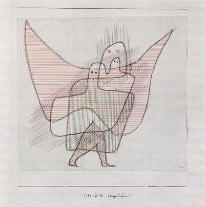Engelshut von Paul Klee als Kunstdruck auf Leinwand