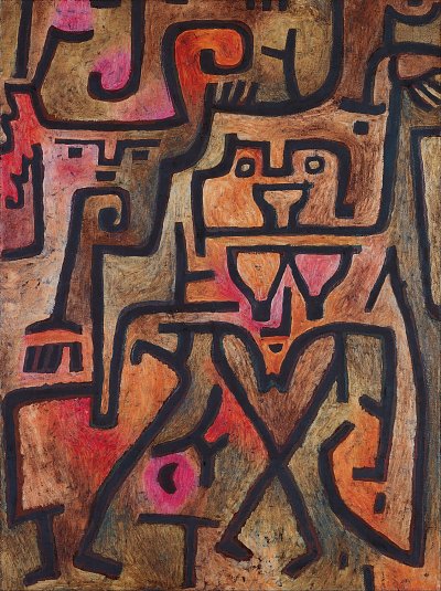 Forest Witches von Paul Klee als Kunstdruck auf Leinwand
