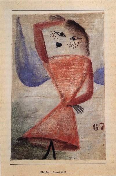 Fragment Nr 67 von Paul Klee als Kunstdruck auf Leinwand
