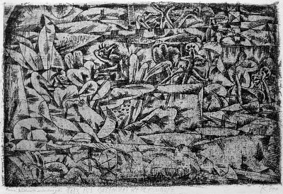 Garten der Leidenschaft von Paul Klee als Kunstdruck auf Leinwand