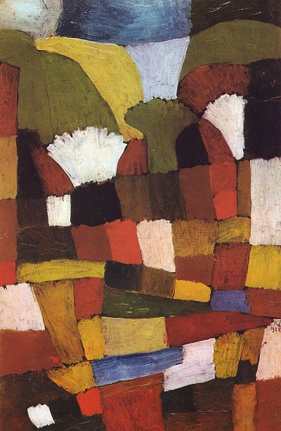 Garten von Paul Klee als Kunstdruck auf Leinwand