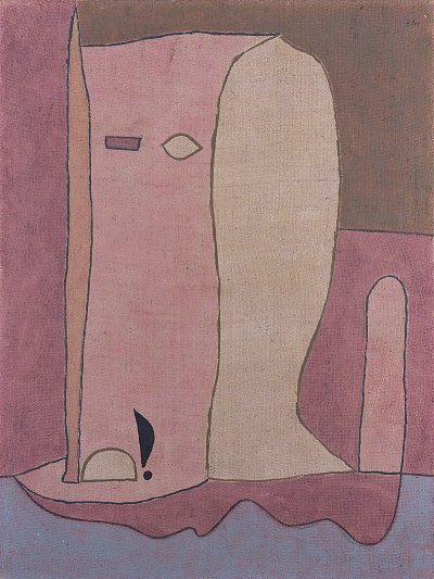 Gartenfigur von Paul Klee als Kunstdruck auf Leinwand