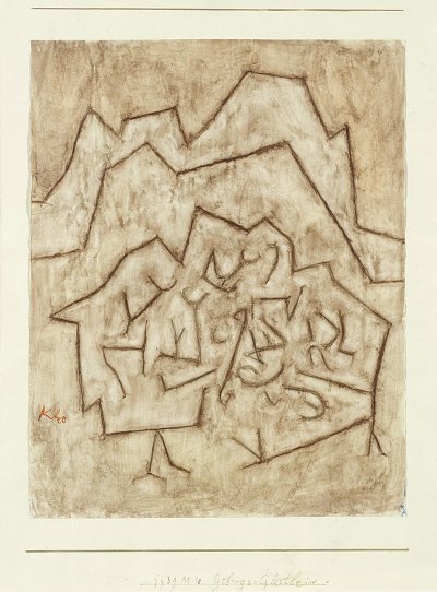Gebirgs Gaertlein von Paul Klee als Kunstdruck auf Leinwand