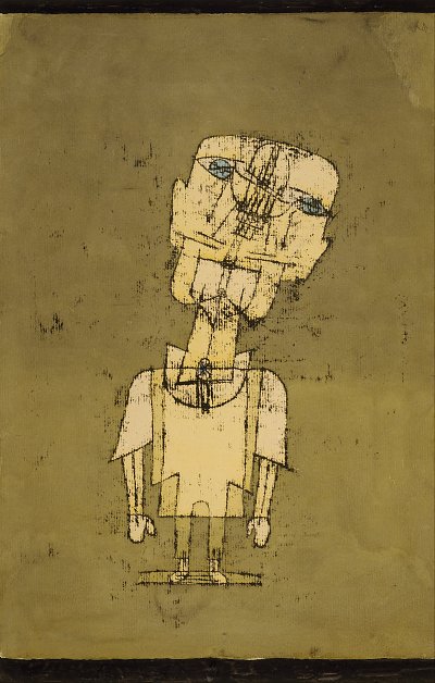 Gespenst eines Genies von Paul Klee als Kunstdruck auf Leinwand