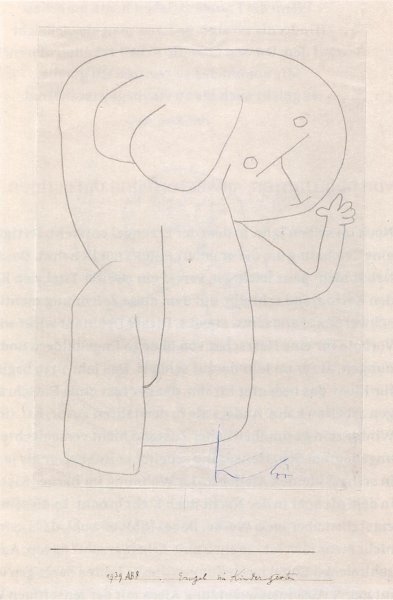 Kunstdruck Kindergarten von Paul Klee als Leinwandbild