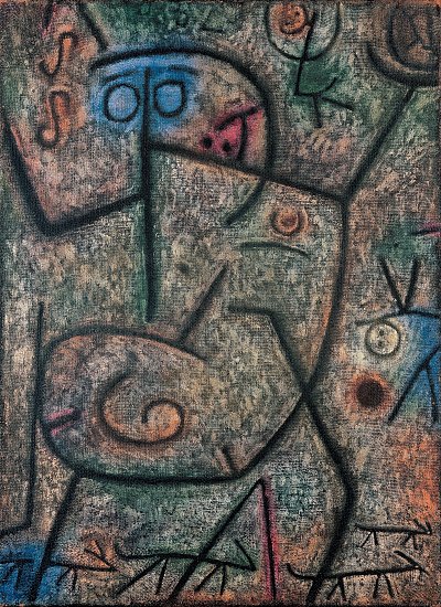 Oh These Rumors von Paul Klee als Kunstdruck auf Leinwand