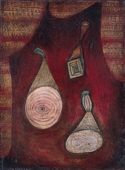 Omega 5 von Paul Klee als Kunstdruck auf Leinwand
